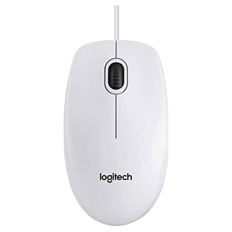 Logitech B100 Souris Optique USB Blanc