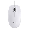 Logitech B100 Souris Optique USB Blanc