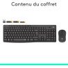 Logitech Wireless Desktop MK295 Silent Gris