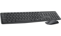 Logitech Wireless Desktop MK235 Gris