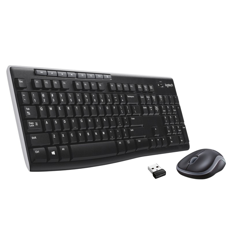 Logitech Wireless Desktop MK270 Noir