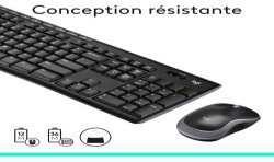 Logitech Wireless Desktop MK270 Noir