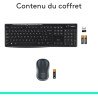 Logitech Wireless Desktop MK270 Noir