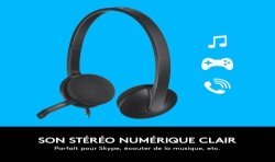 Logitech Casque Micro USB H340