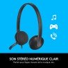 Logitech Casque Micro USB H340
