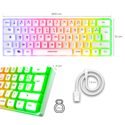 Spirit of Gamer Pro K2 (Blanc)