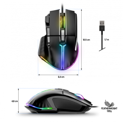 Spirit of Gamer Pro-M5 (Noir)