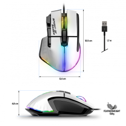 Spirit of Gamer Pro-M5 (Blanc)