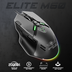 Spirit of Gamer Elite M60 (Noir)