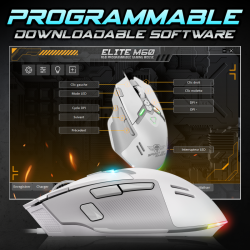 Spirit of Gamer Elite M60 (Blanc)