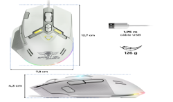 Spirit of Gamer Elite M60 (Blanc)