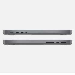 Macbook Pro 14" (2021) - M1 Pro - 16 Go - SSD 500 Go - A2442 - Gris Sidéral - Occasion